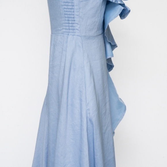 Aje. Adelia Ruffle Midi Dress. - Picture 14 of 15